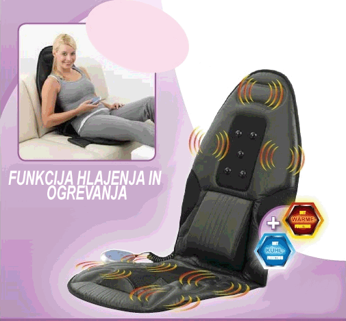 Masažna blazina Shiatsu z ogrevanjem - TOP